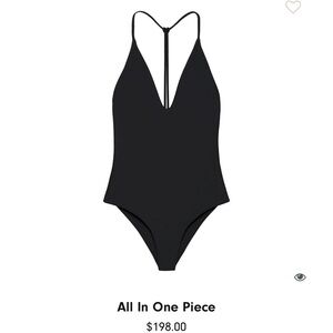 Jade Swim, Black One Piece NWT